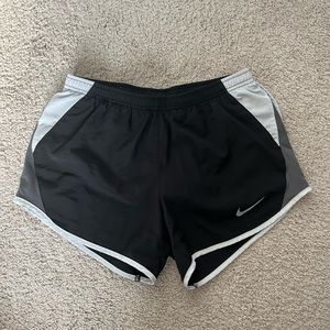 Nike tri-tone dri-fit running shorts